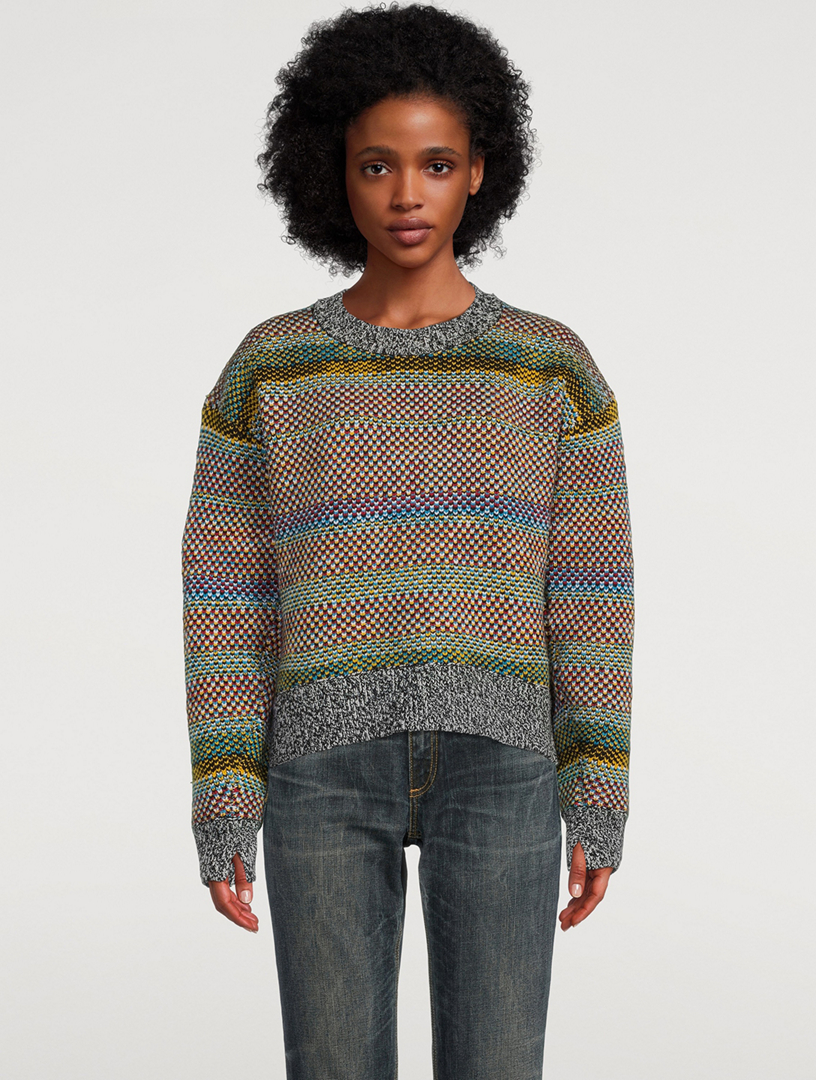 RAG & BONE Willow Rainbow Merino Wool Sweater | Holt Renfrew Canada