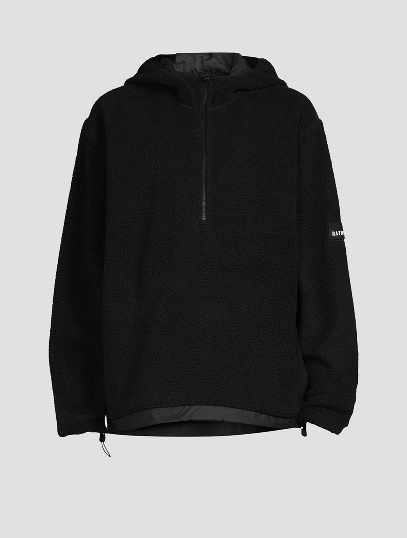 RAINS Fleece Pullover Hoodie Holt Renfrew Canada