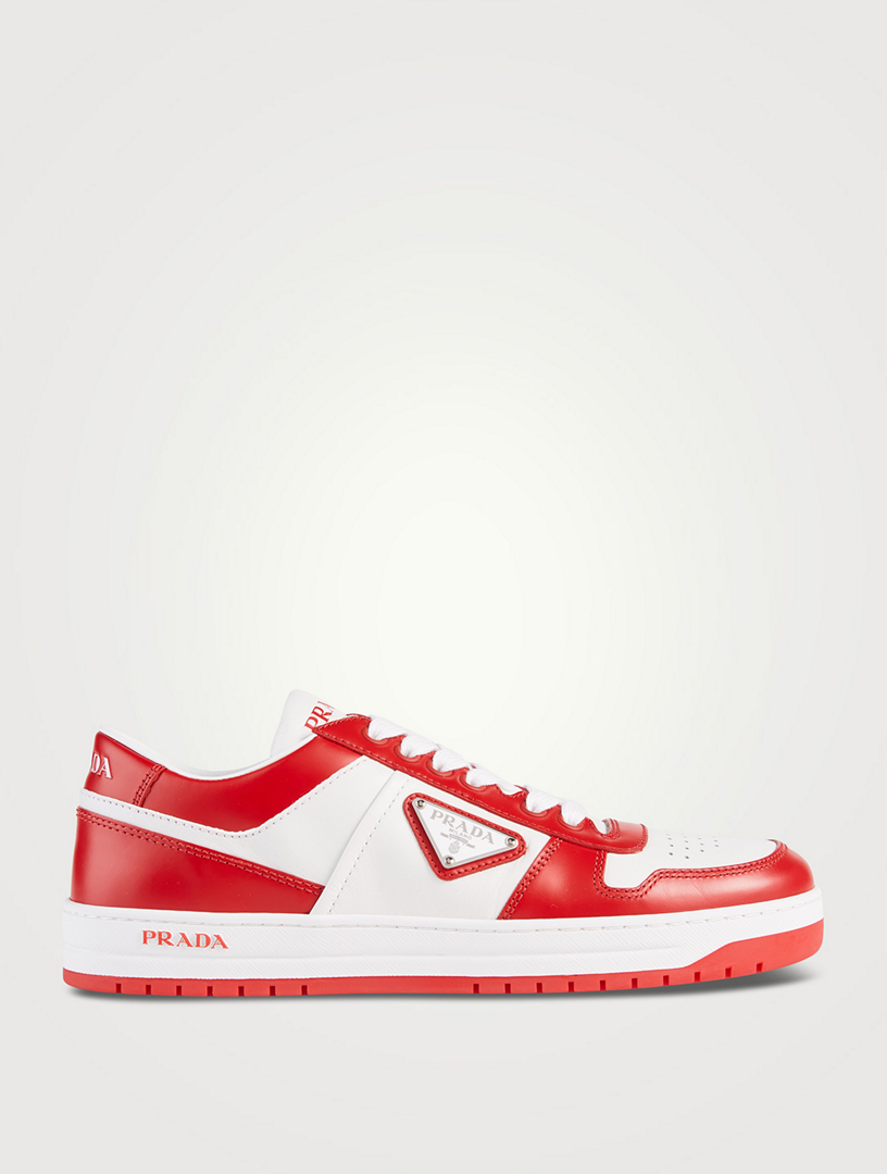 prada leather sneakers