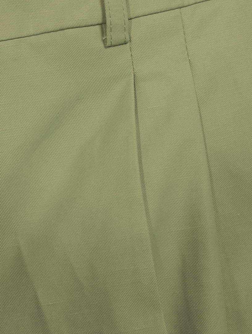STELLA MCCARTNEY Pleated Trousers Women's Green