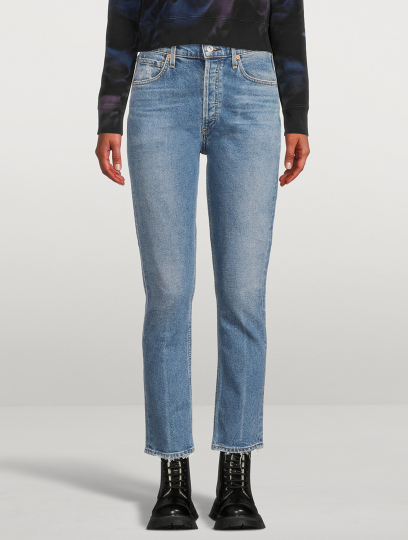 CITIZENS OF HUMANITY Jolene High-Rise Slim Jeans | Holt Renfrew Canada