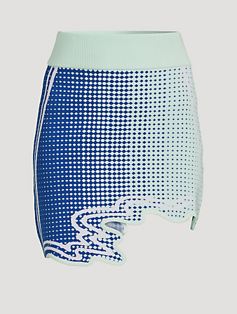 PH5 Nova Wavy Mini Skirt Women's Blue