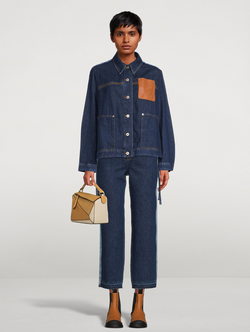 軽量な折り畳み自転車 LOEWE 20FW Two-tone Denim Jacket - 通販