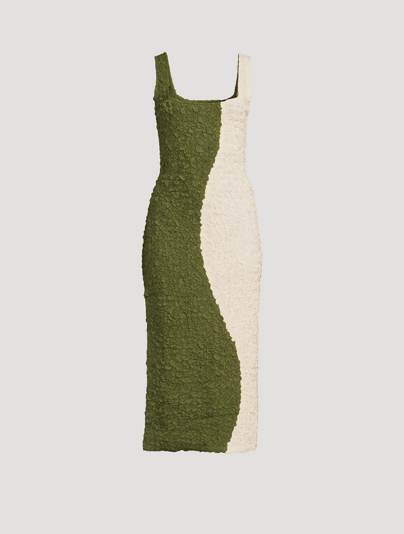 MARA HOFFMAN Sloan Textured Column Dress Women's Green