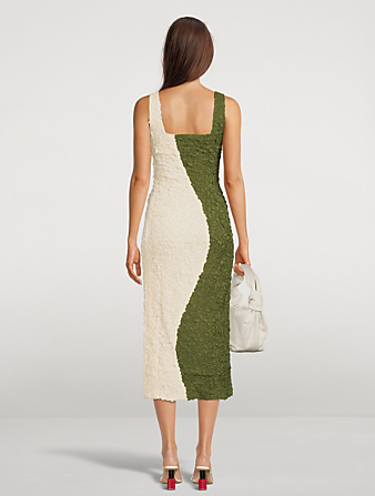 MARA HOFFMAN Robe Sloan texturée Femmes Vert