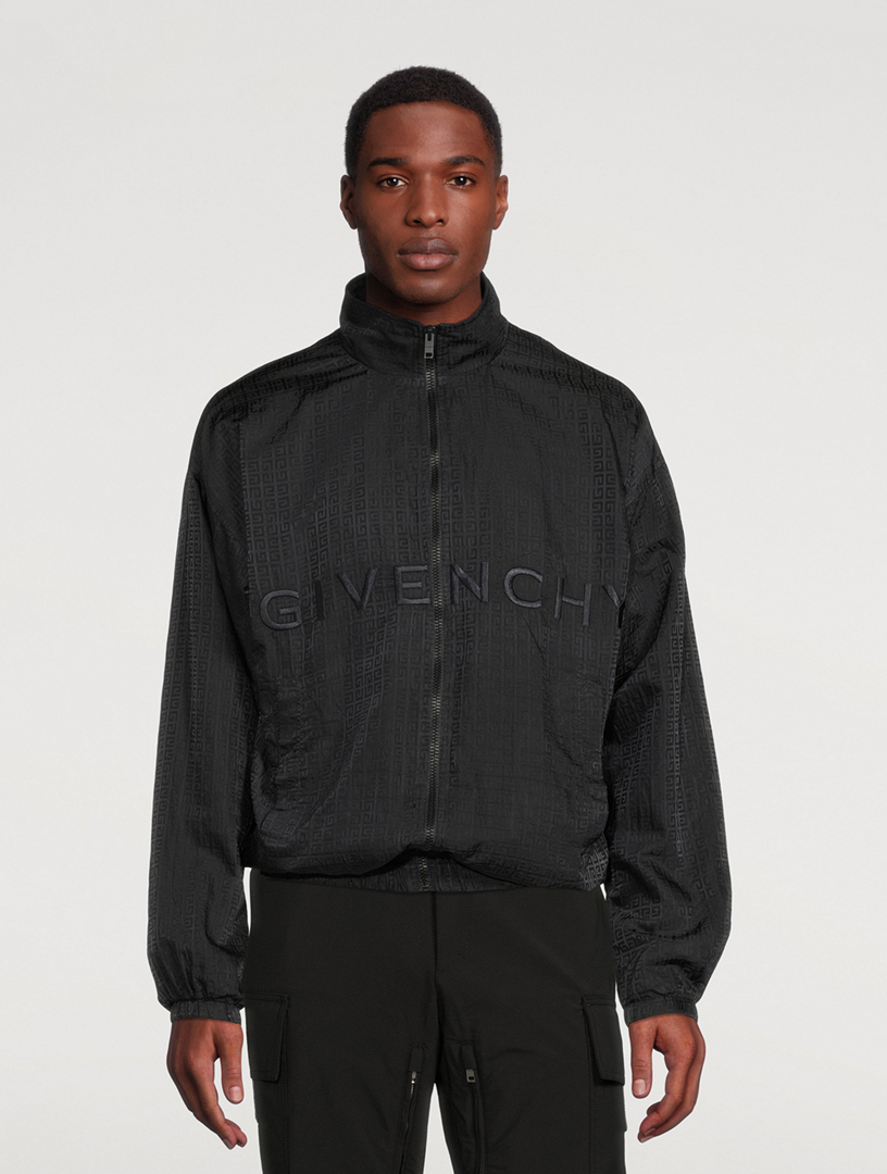 GIVENCHY Embroidered Zip Jacket Men's Blue