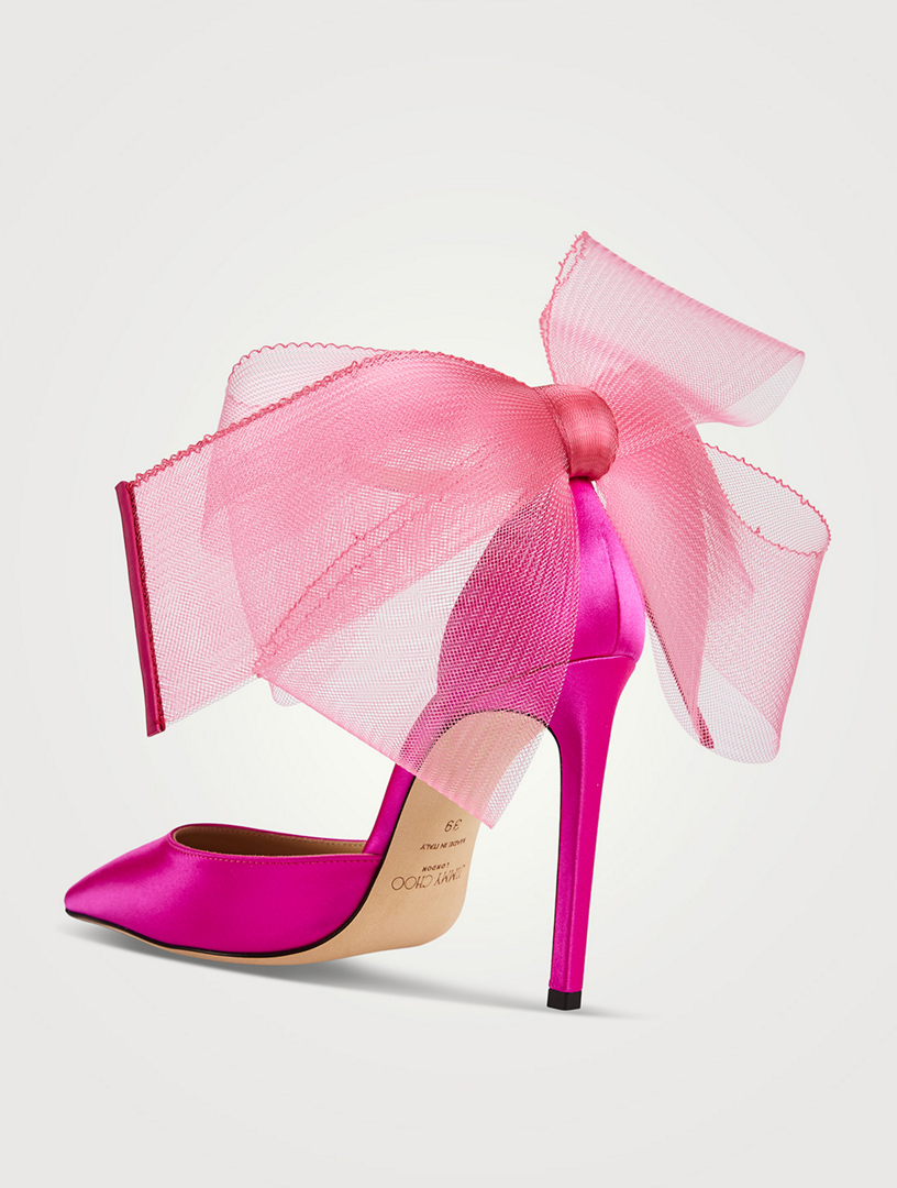 JIMMY CHOO Averly 100 Stiletto Pumps With Bow Holt Renfrew Canada
