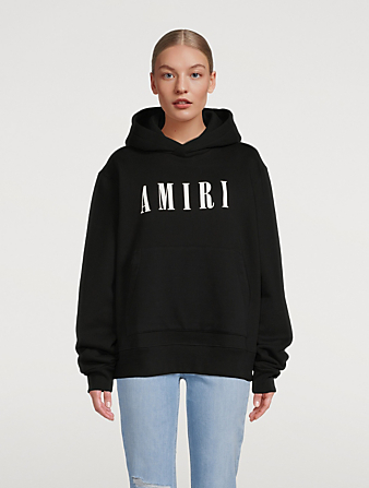 AMIRI Oversized Logo Hoodie Women's Black