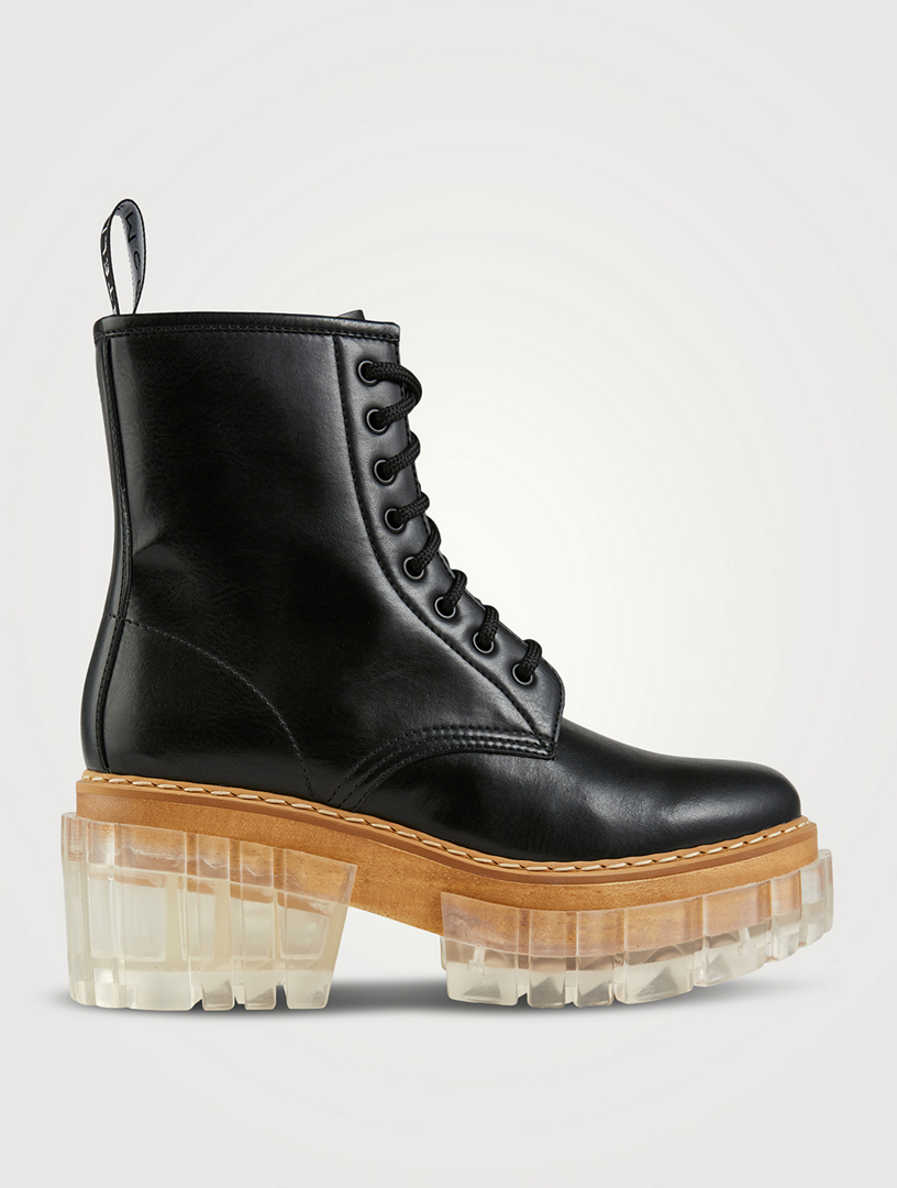 combat boots transparent