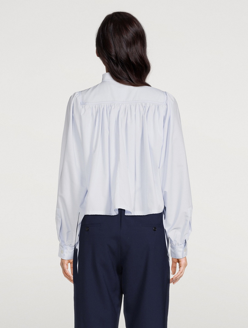 MARNI Cotton Poplin Drawstring Shirt Holt Renfrew Canada