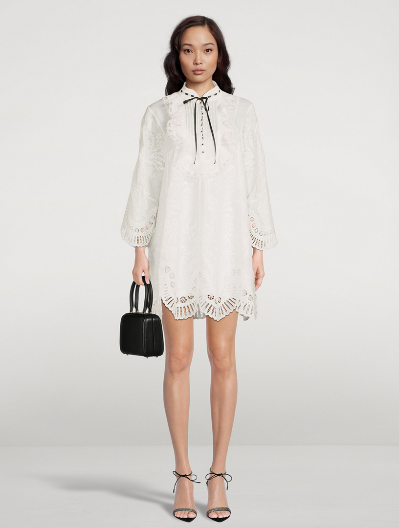 zimmermann dancer tie neck mini