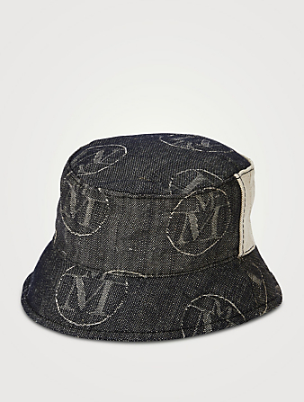 MAISON MICHEL Axel Cotton Linen Bucket Hat Women's Multi