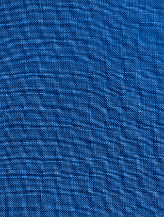 ESKANDAR Linen Scoopneck Tunic Women's Blue
