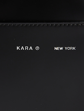 KARA Orb Leather Camera Bag Women's Black