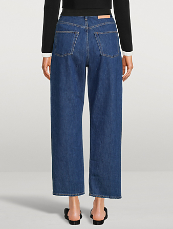 ACNE 1993 High-Waisted Tapered Jeans Women's Blue