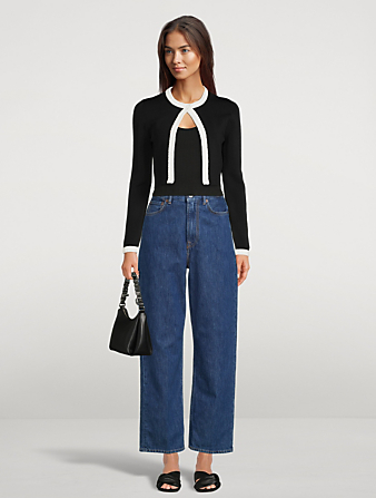 ACNE 1993 High-Waisted Tapered Jeans Women's Blue