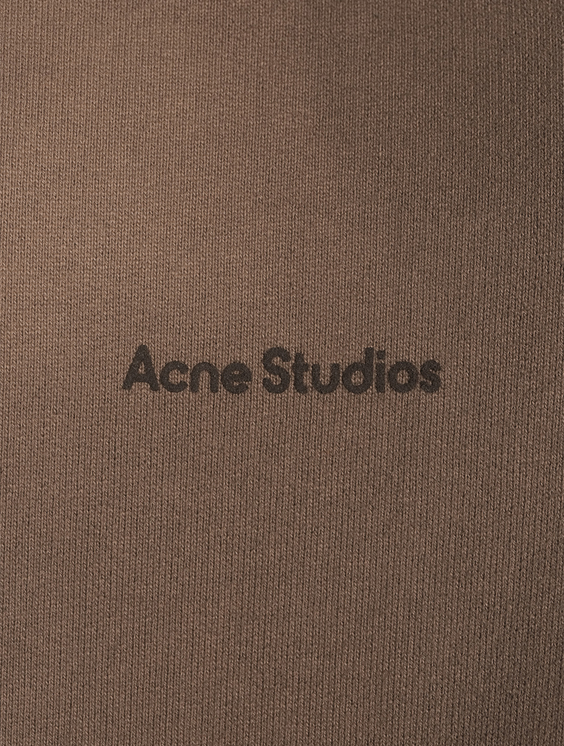 ACNE STUDIOS Crewneck Logo Sweatshirt Women's Grey