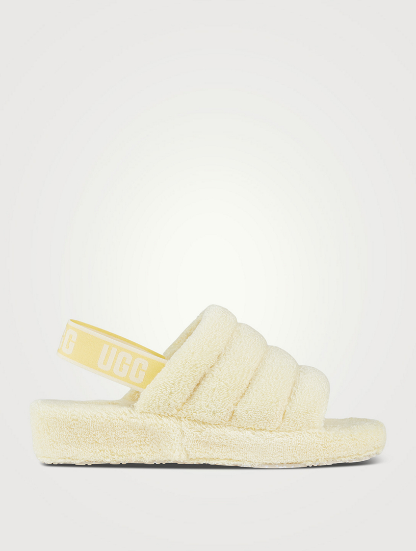 yellow fluff yeah uggs