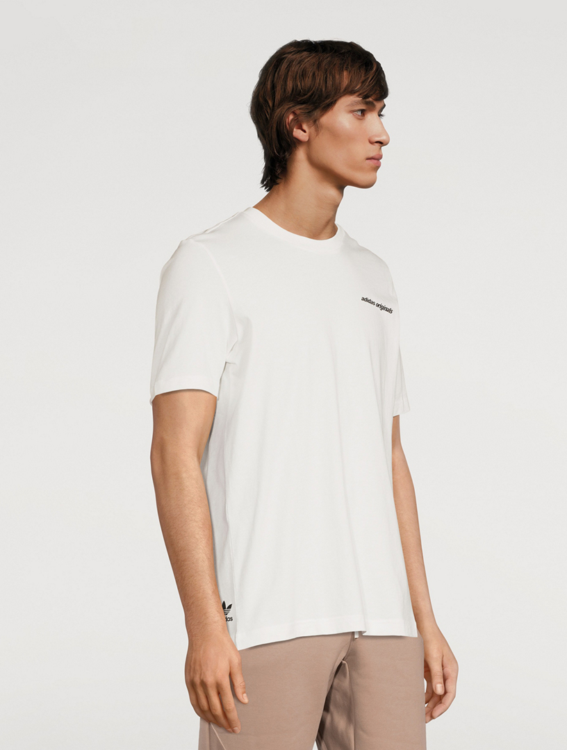 ADIDAS Graphics Y2K Cotton Jersey T-Shirt Men's White