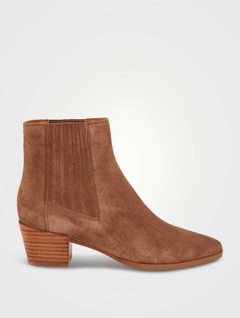 Boots Ankle Heels By Rag And Bone In Brown, Size:6.5