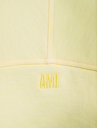 AMI PARIS Tonal Ami De Cœur Cotton Sweatshirt Women's Yellow