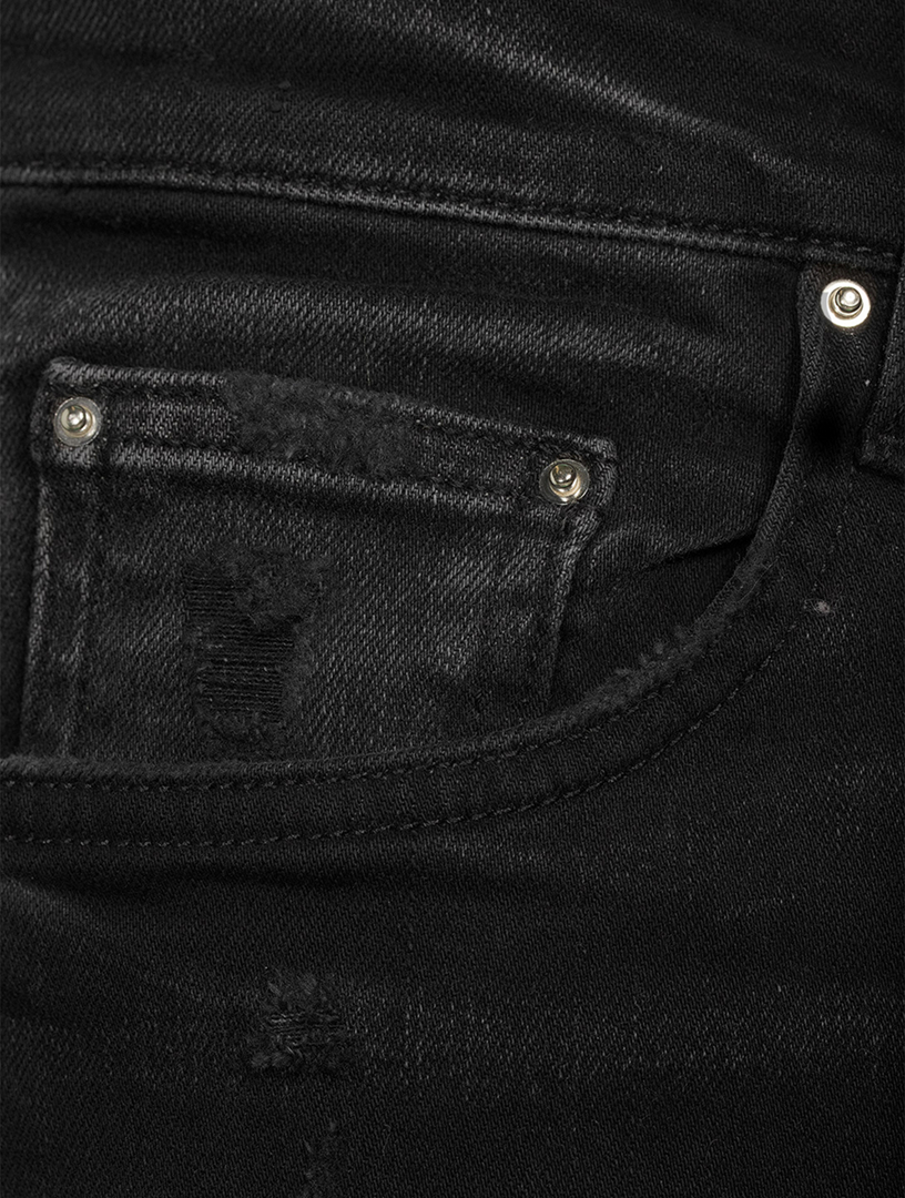 AMIRI Vintage Bandana Artpatch Jeans Men's Black