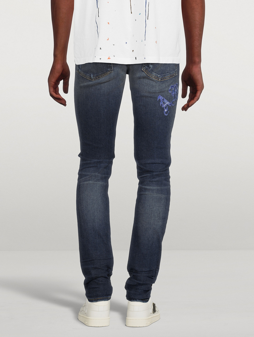 amiri old english jeans