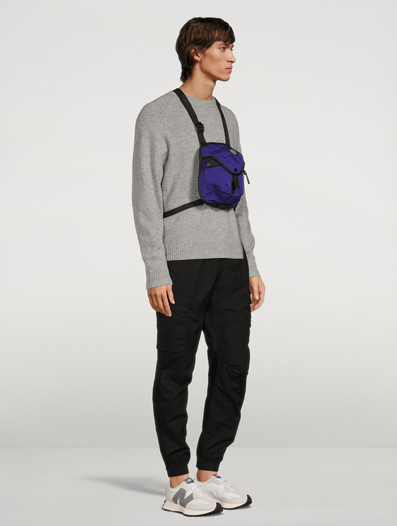 STONE ISLAND Nylon Twill Pouch Bag | Holt Renfrew Canada