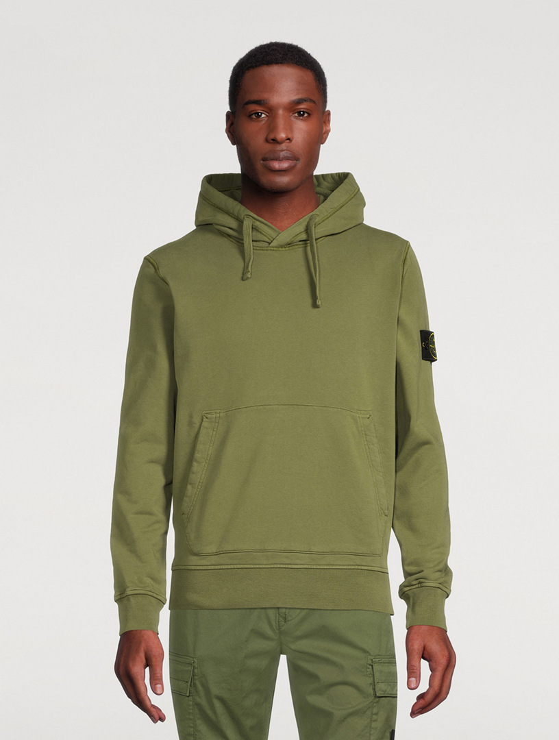 STONE ISLAND Cotton Fleece Hoodie Holt Renfrew Canada