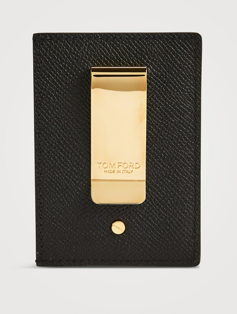 TOM FORD Leather Money Clip Card Holder | Holt Renfrew Canada