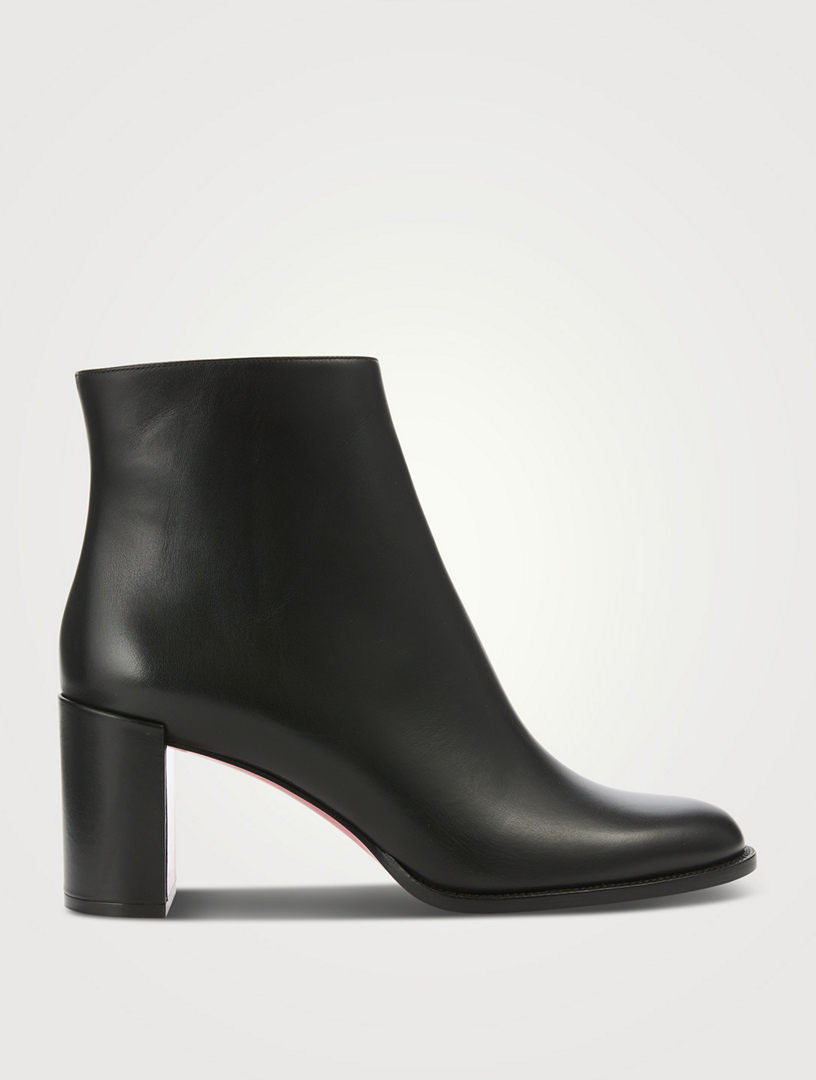 CHRISTIAN LOUBOUTIN Adoxa Leather Ankle Boots Women's Black