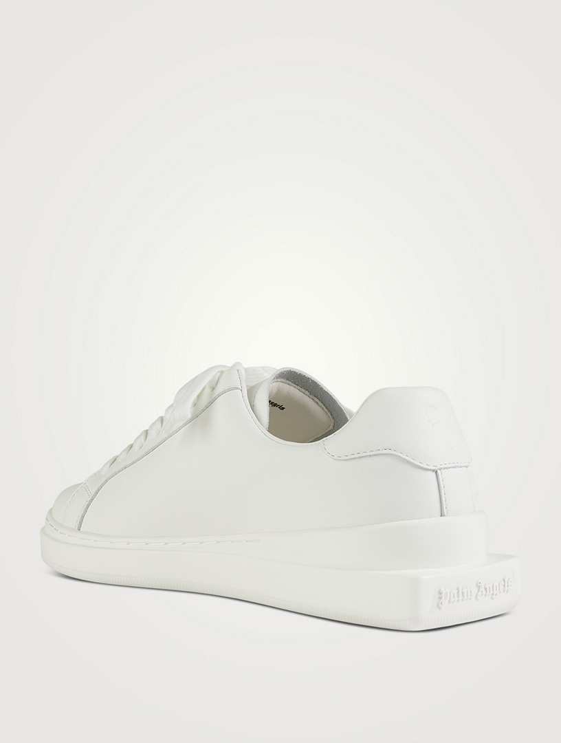 PALM ANGELS Palm 2 Leather Sneakers Women's White