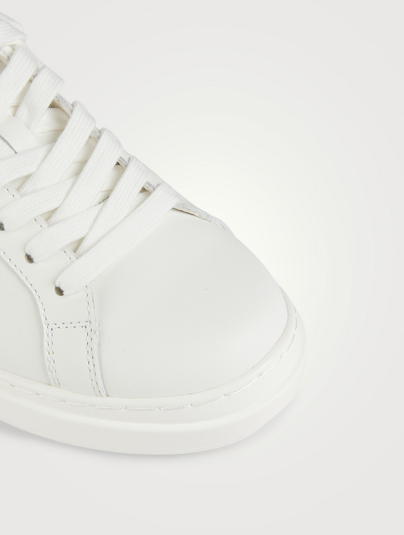 PALM ANGELS Palm 2 Leather Sneakers Women's White