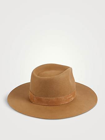 LACK OF COLOR The Mirage Wool Fedora Women's Brown