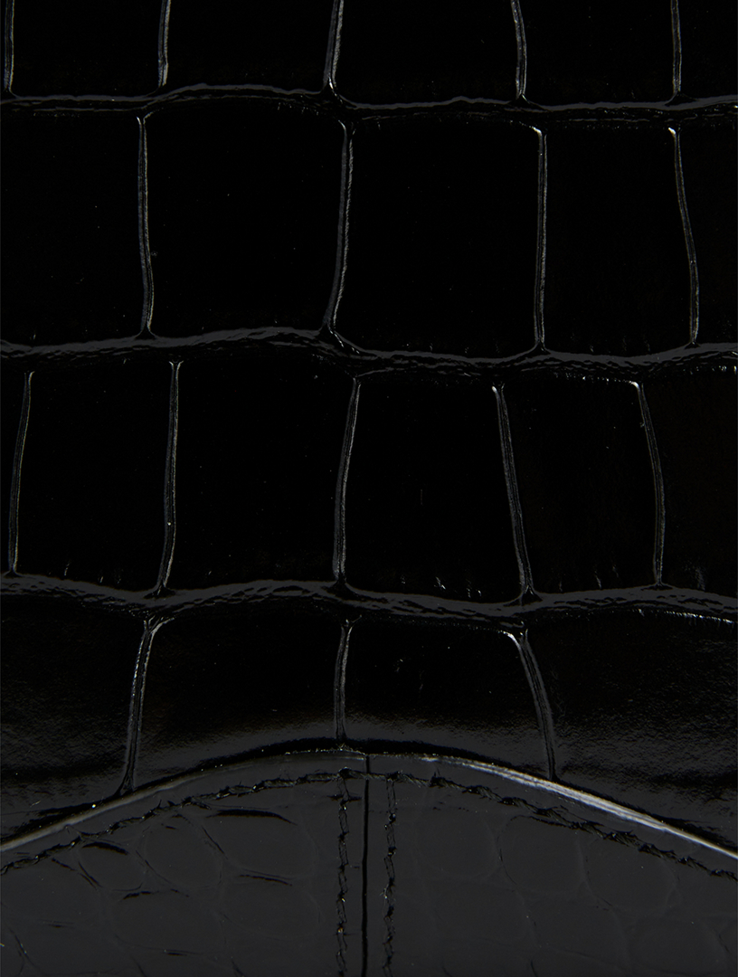 BALENCIAGA Small XX CrocEmbossed Leather Crossbody Bag Holt Renfrew