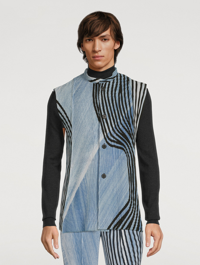 homme plissé issey miyake vest