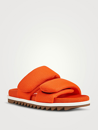 DRIES VAN NOTEN Mesh Padded Sandals Men's Orange