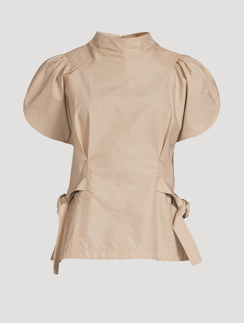 3.1 PHILLIP LIM Puff-Sleeve Poplin Blouse | Holt Renfrew Canada