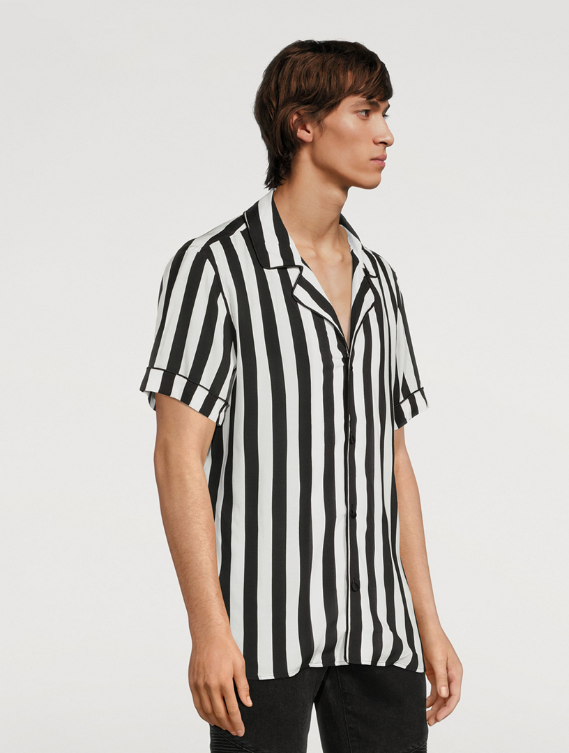 mens short sleeve pajama shirt
