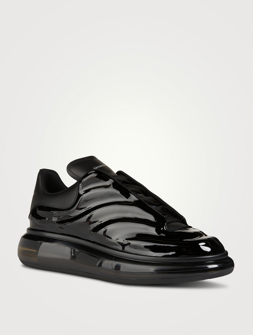 ALEXANDER MCQUEEN Lux Gloss Oversized Sneakers Mens Black