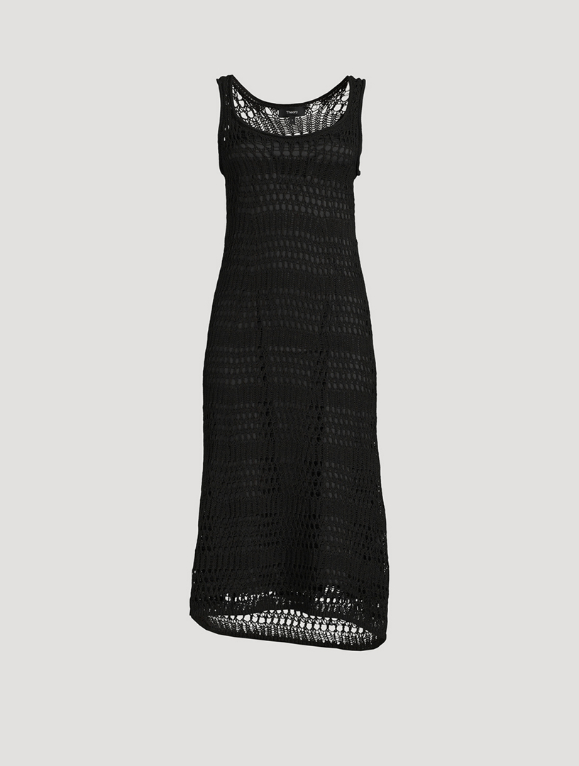 THEORY Crochet Midi Dress Holt Renfrew Canada