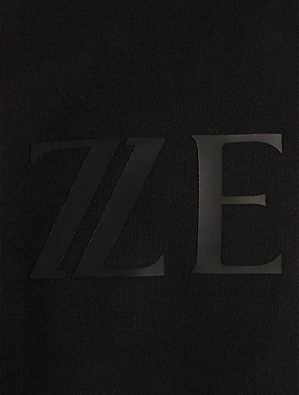 Z ZEGNA Cotton ZZ Logo Sweatshirt Mens Black