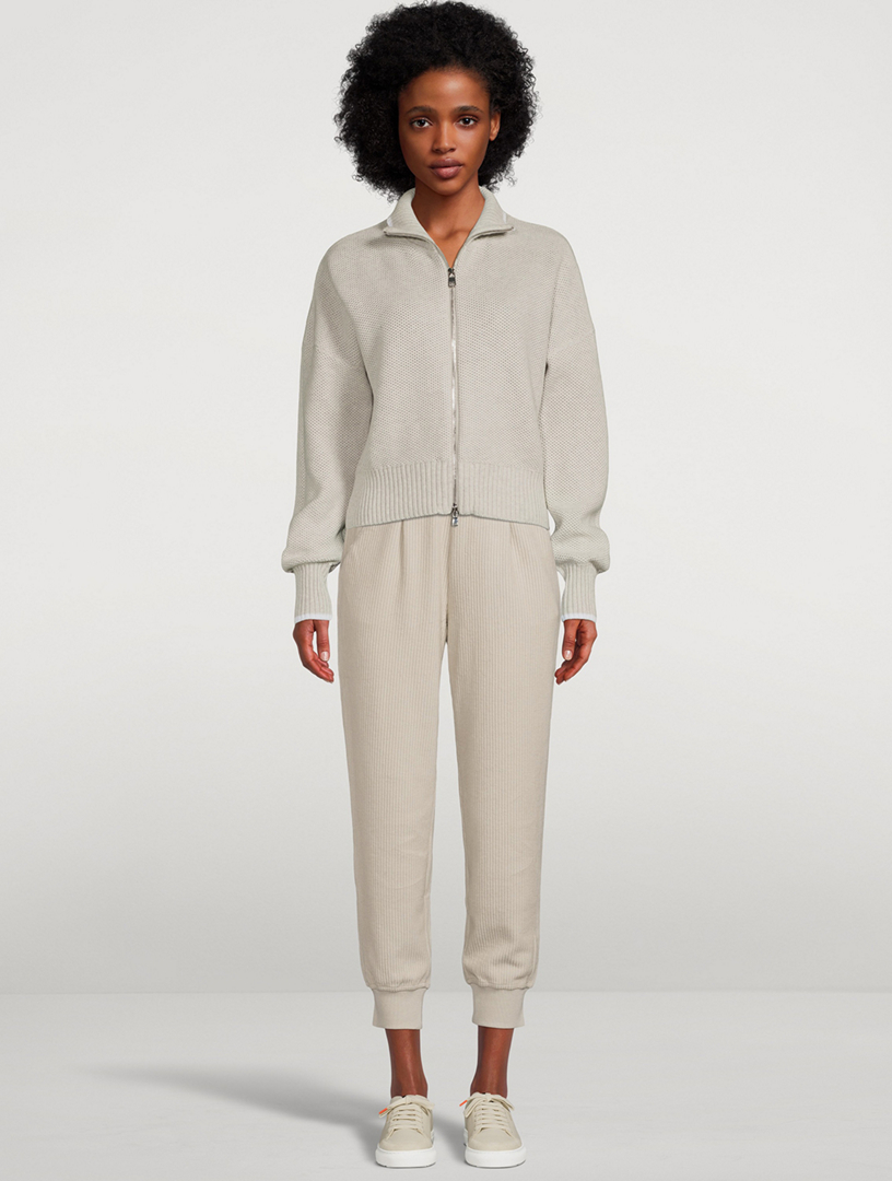 VARLEY Coleman ZipFront Sweater Holt Renfrew Canada