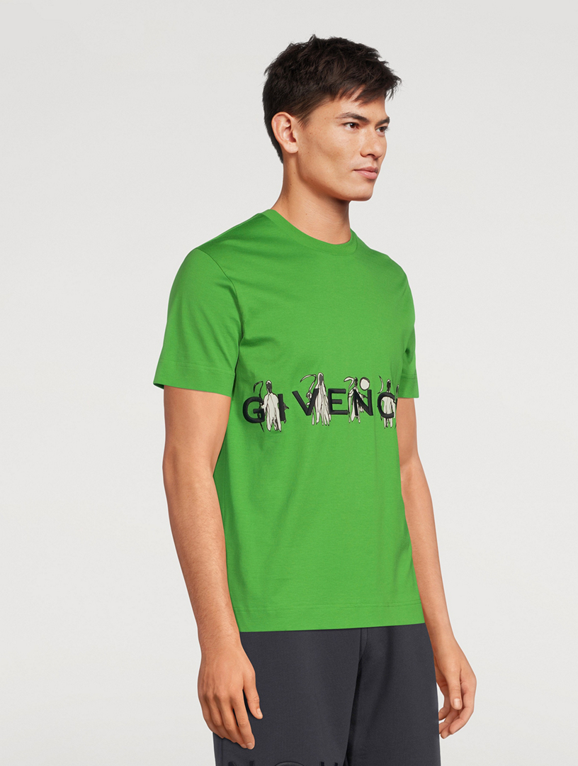 GIVENCHY 4G Reaper Slim-Fit T-Shirt Mens Green