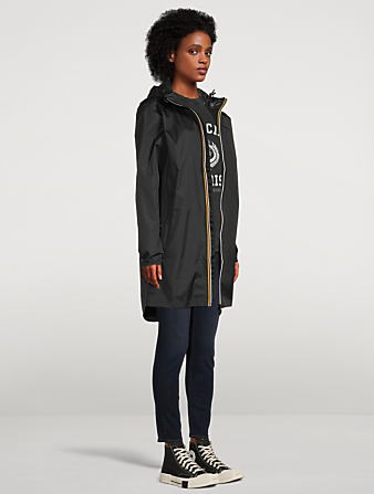 K-WAY Longue veste de pluie à capuche Le Vrai Eiffel 3.0 Femmes Noir