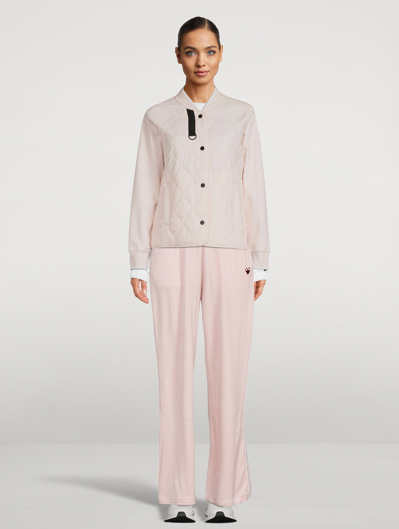 MOOSE KNUCKLES Newport Hybrid Quilted Jacket Women's Pink