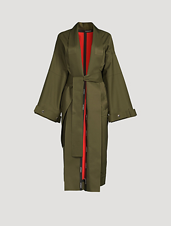 KHRISJOY Kimono Belted Rain Coat | Holt Renfrew Canada