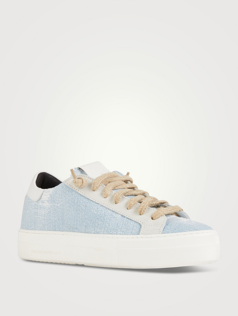 P448 Thea Perforated Leather Platform Sneakers | Holt Renfrew Canada