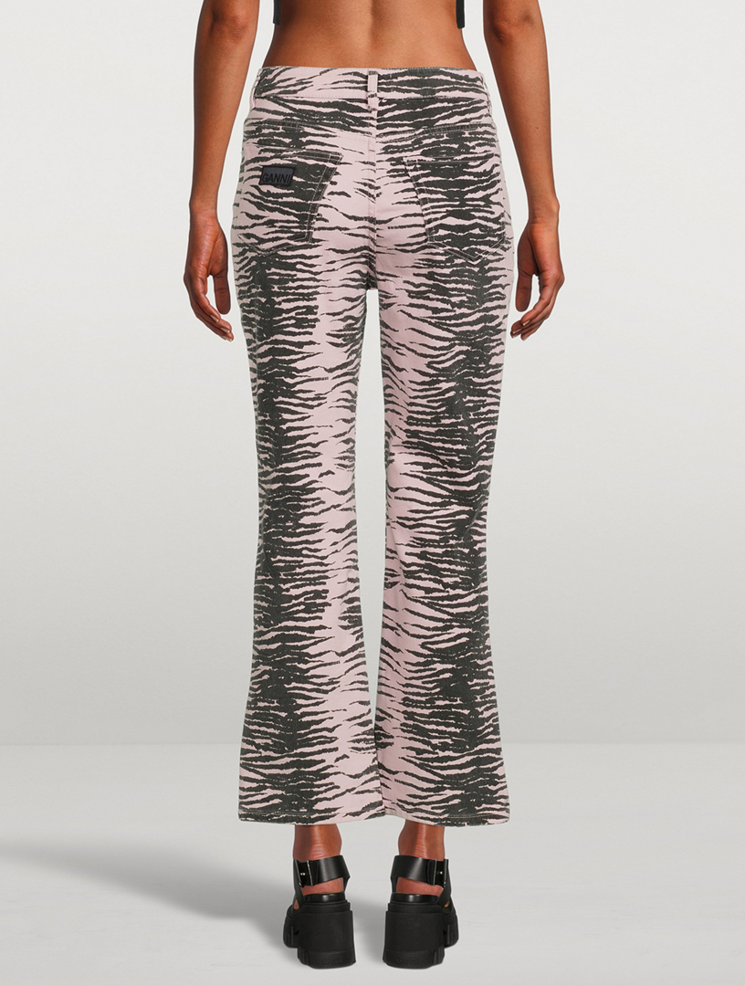 tiger stripe jeans