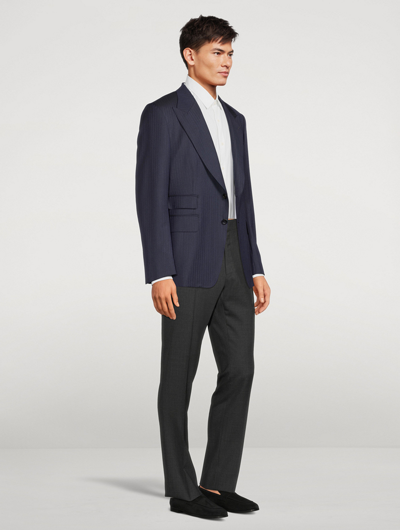 TOM FORD Wool Peak-Lapel Jacket | Holt Renfrew Canada